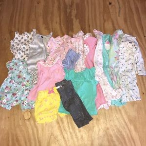 0-3 month baby girl lot 15pcs!